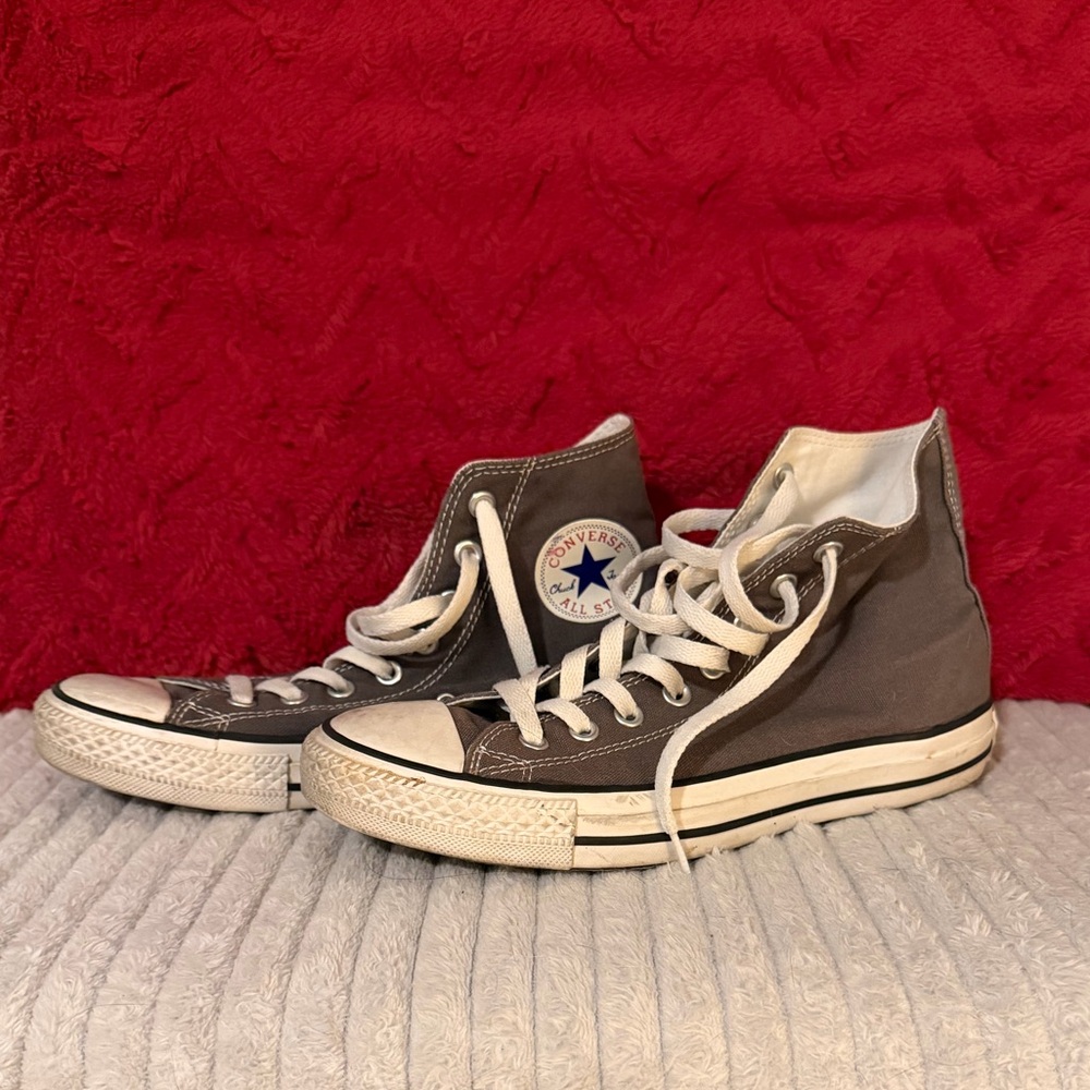Converse Gray High-Top Sneakers